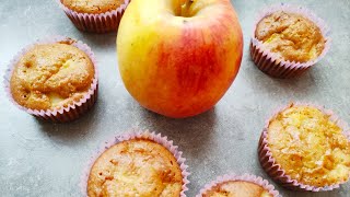 des muffins gourmands au bon goût de pommes  recette facile et rapide [upl. by Ruthanne155]