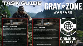 Gray Zone Warfare ReclamationCovert Research Task Guide [upl. by Drwde720]