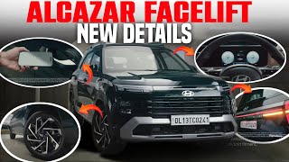 Finally Hyundai Alcazar Facelift First Teaser Revealed  2024 Alcazar New Details  New 7 Seater Suv [upl. by Nylirret]