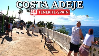 TENERIFE  COSTA ADEJE  Walk through various Places ☀️ 4K Walk ● December 2023 [upl. by Ulrikaumeko]