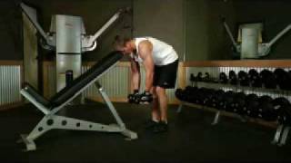 shoulders workoutBent Over Dumbbell Rear Delt Raise With Head On Bench [upl. by Ahsiele718]