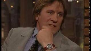 Gerard Depardieu bei Harald Schmidt Show  16041996  Part II [upl. by Allecram]