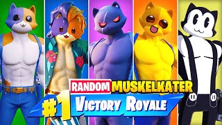 Die ZUFÄLLIGE  MUSKELKATER BOSS Challenge in Fortnite [upl. by Gibbs]