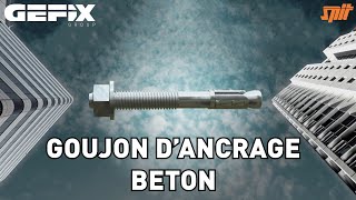 GOUJON DANCRAGE BETON by GEFIX GROUP [upl. by Aerdnaxela864]