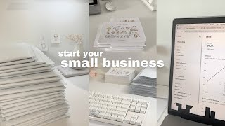 how to start a SUCCESSFUL small business in 2024 🌷📦 the ULTIMATE guide advice everything i learned [upl. by Hareenum]