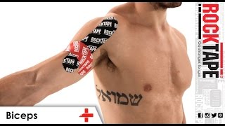 RockTape  Kinesiology Tape Instruction  Biceps [upl. by Mcquillin]