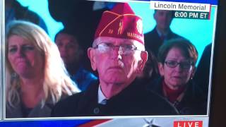 Toby Keith singing quotCourtesy of the Red White and Bluequot at the 2017 Presidential Inaugration [upl. by Hellman449]