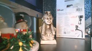 Urari de sarbatori cu Trust TRINO 720p HD Video Webcam  test [upl. by Noied767]