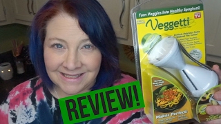 Veggetti Review As Seen On TV  and Recipe [upl. by Nile]