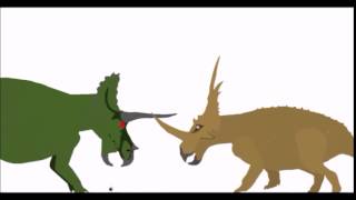 EDB styracosaurus vs triceratops PIVOT [upl. by Aronek]