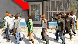 SHE MESSED WITH THE WRONG PEOPLE GANG SURROUNDS SHOP  GTA 5 THUG LIFE 251 [upl. by Aciamaj]