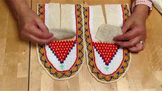 Moccasin Making with Kunsi [upl. by Yzus]