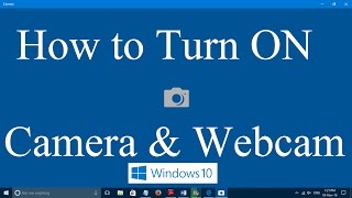 How to turn on webcam and camera in Windows 10 and Windows 11 Two simple steps [upl. by Engedi533]