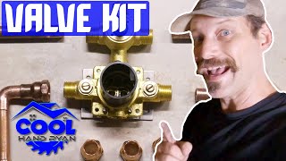 Installing a New Shower Valve with 3Way Diverter copper pipe [upl. by Markos]