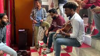 Hindi Songs Jamming Session  Guitar  Cajon Drum  Singer  Open Mic [upl. by Anaeirb]