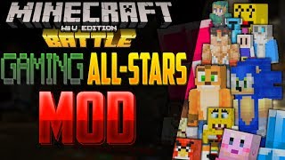 Playing Minecraft Wii U Battle Mode with My Gaming AllStars Skins Mod [upl. by Koh150]