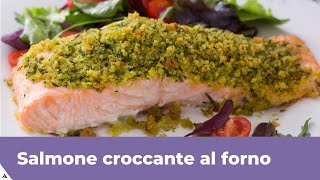 SALMONE CROCCANTE AL FORNO Facile e veloce [upl. by Anahir]