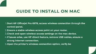 HP Officejet Pro 6978 Wireless Setup [upl. by Aerbma]