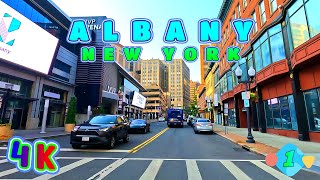 Albany Drive Before Sunset Part 12 Capitol of New York USA 4K  UHD [upl. by Apple]