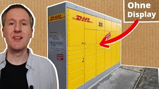 Appgesteuerte Packstation Verschicken und abholen von DHLPaketen [upl. by Syah]