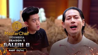 THEO PANIK Ditanya Chef Juna Theo Langsung Grogi  Galeri 8 1014  MASTERCHEF INDONESIA [upl. by Chickie591]