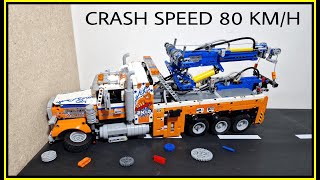 Truck VS Wall 🚨 80 KMH 🚨 Lego Technic 42128 CRASH  Truck CRASH TEST  Lego Technic CRASH Test [upl. by Liborio]