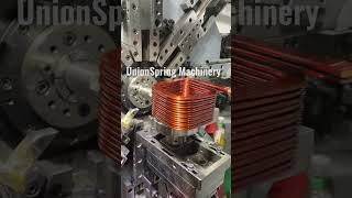 Double enameled copperbusbar flat copper wire winding machine cncmachine aircore squarecoil [upl. by Atteuqahc710]