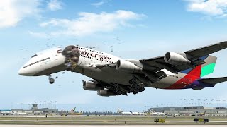 Malaysia Airbus A360 Pilot Made Emergency Land After Mid Air Crashed Today GTA 5 [upl. by Aisatsanna]