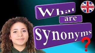 Synonyms Personality adjectives and their synonyms Simple explanation with examples [upl. by Wallack]