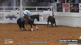 WINNER Zak 34 amp Justin Wright Win NRCHA Snaffle Bit Futurity [upl. by Ettenim628]