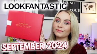 SNEAK PEEK LOOKFANTASTIC BEAUTY BOX SEPTEMBER 2024 UNBOXING  MISS BOUX [upl. by Lattimer]