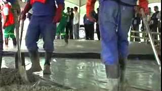 Agilia self compacting concrete video demonstration [upl. by Ennaesor]