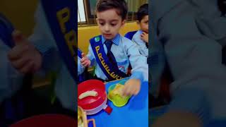 Little student of Pre Nursery tells about Healthy Food and Unhealthy Food motivation school kids [upl. by Kaya]