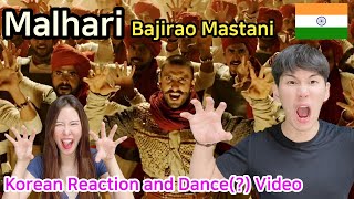 Korean reaction to bollywood songMalhari song  Bajirao Mastani [upl. by Maison537]