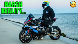 The UGLY Truth About Riding A Motorcycle BMW M1000rr [upl. by Jat]