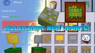 📢 MultiCraft new update preview New signs decorative blocks and more [upl. by Callahan668]