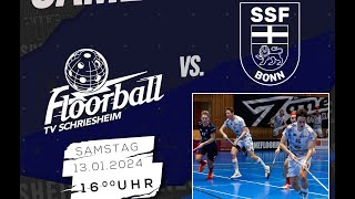 1 Floorball Bundesliga TV Schriesheim vs Bonn [upl. by Yelrahs476]