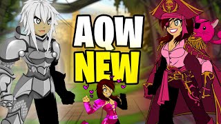 Beleen Pirate Armor NEW CLASS Skill Art AQW News [upl. by Hinda867]