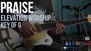 Praise  Elevation Worship  Lead Guitar  Key of G [upl. by Alonso]