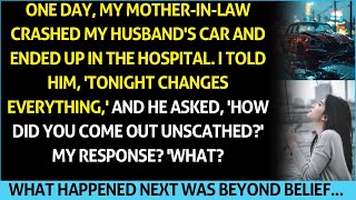 The Day My MIL Crashed My Husband’s Car A Shocking Accident and a Hospital Rush revenge [upl. by Mcgraw]