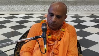 HH Bhakti Karunamayi Vanmali Swami BG Chapter 9  ISKCON Vrindaranyam [upl. by Sherfield938]