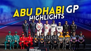 ABU DHABI GP highlights  F1 behind the scenes [upl. by Anialed]