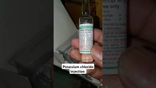 inj potassium chloride  inj potassium chloride uses in hindi injectionmedical [upl. by Mchale181]