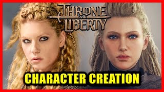 Get LAGERTHA from Vikings in THRONE AND LIBERTY  Character Creation [upl. by Schilit]