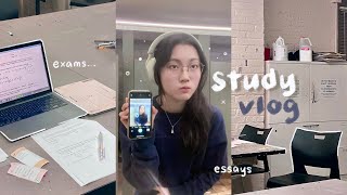 study vlog 📓 a productive weekend preparing for exams realistic uni life intense study sessions [upl. by Victoir100]