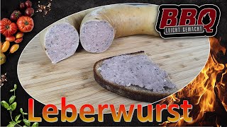 Leberwurst selber machen Das perfekte Anfänger Rezept [upl. by Lesly]