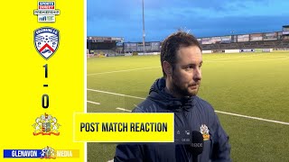 REACTION  Stephen McDonnell Post Match Interview  Coleraine 10 Glenavon  270124 [upl. by Neumeyer108]