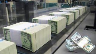 American Money Factory💵 US Dollar Banknotes Production process – How is a dollar made 100 [upl. by Gierk]