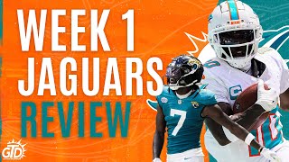 Miami Dolphins vs Jacksonville Jaguars Week 1 Review [upl. by Svensen839]