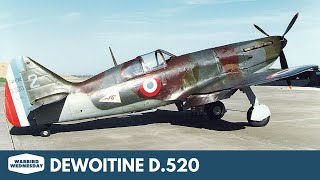 Dewoitine D520  Warbird Wednesday Episode 96 [upl. by Gefell72]